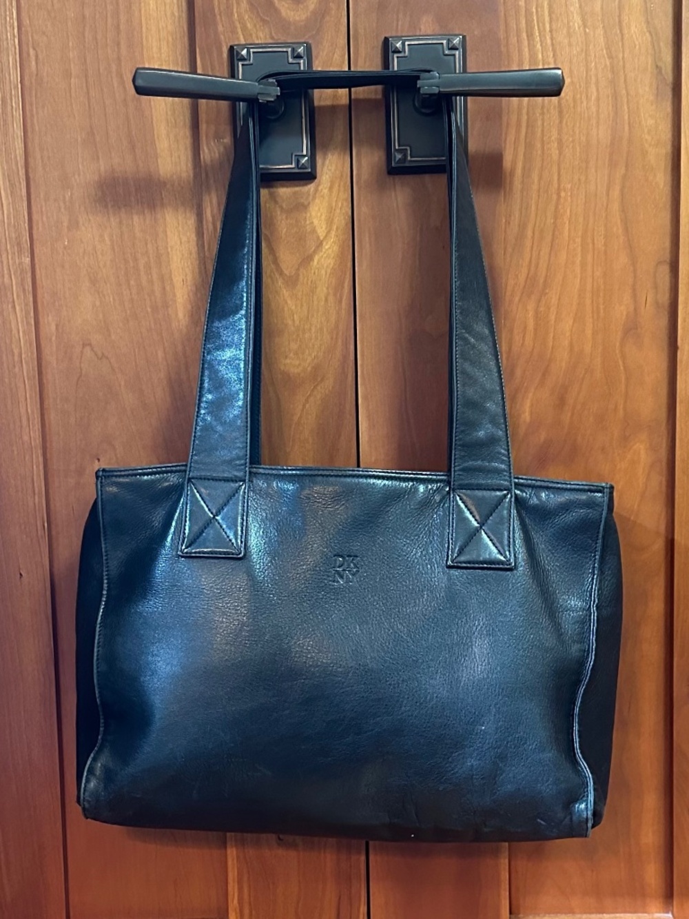 DKNY Black Leather Purse